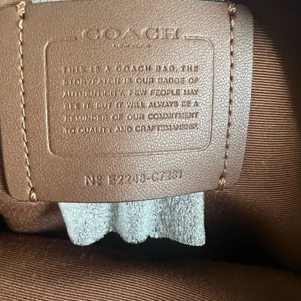 Coach Baby Backpack Diaper Bag  In Signature Canvas